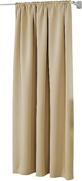 Woltu Gardine (1 St), blickdicht, Blickdicht mit Kräuselband für Schiene, 2 günstig online kaufen
