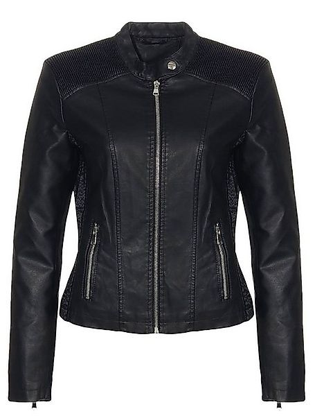 malito more than fashion Kurzoverall 5195 Bikerjacke Slimfit mit Steppung günstig online kaufen