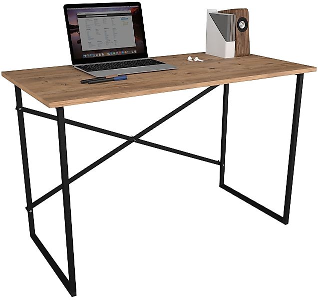 VCM Schreibtisch Industrie Styl Schreibtisch Computertisch günstig online kaufen