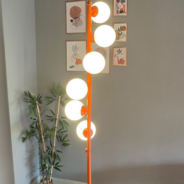 Bamyum Stehlampe Orange Stehlampe Modern Dekorative günstig online kaufen
