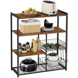 VASAGLE Küchenregal, Standregal mit 6 Haken, günstig online kaufen