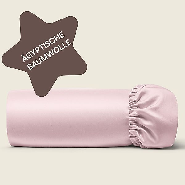Amqua Spannbettlaken, Premium Mako Satin Spanntuch, günstig online kaufen