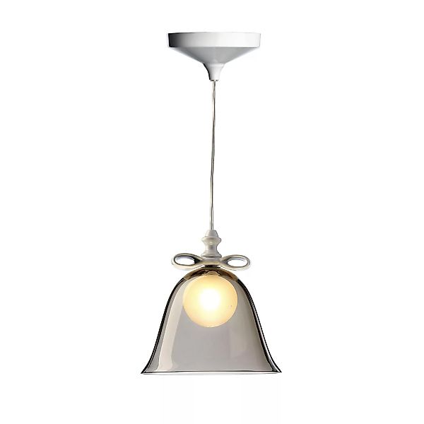 Moooi - Bell Lamp Pendelleuchte - grau/weiß/transparent günstig online kaufen