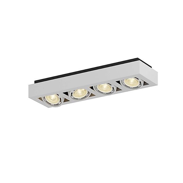 Arcchio Deckenlampe Ronka 9624452 Modern in Weiß aus Aluminium 4-flammig GU günstig online kaufen
