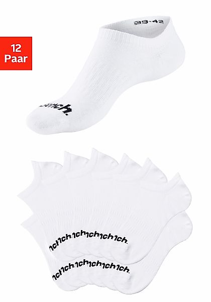 Bench. Sportsocken Packung, 12 Stk. tlg. Sneakersocken verschwinden im Schu günstig online kaufen