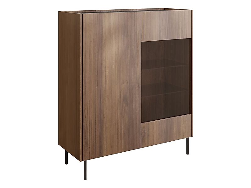 MIRJAN24 Vitrine Tewos W97 (mit zwei Drehtüren) 97x37x117 cm, gehärtetem Gl günstig online kaufen