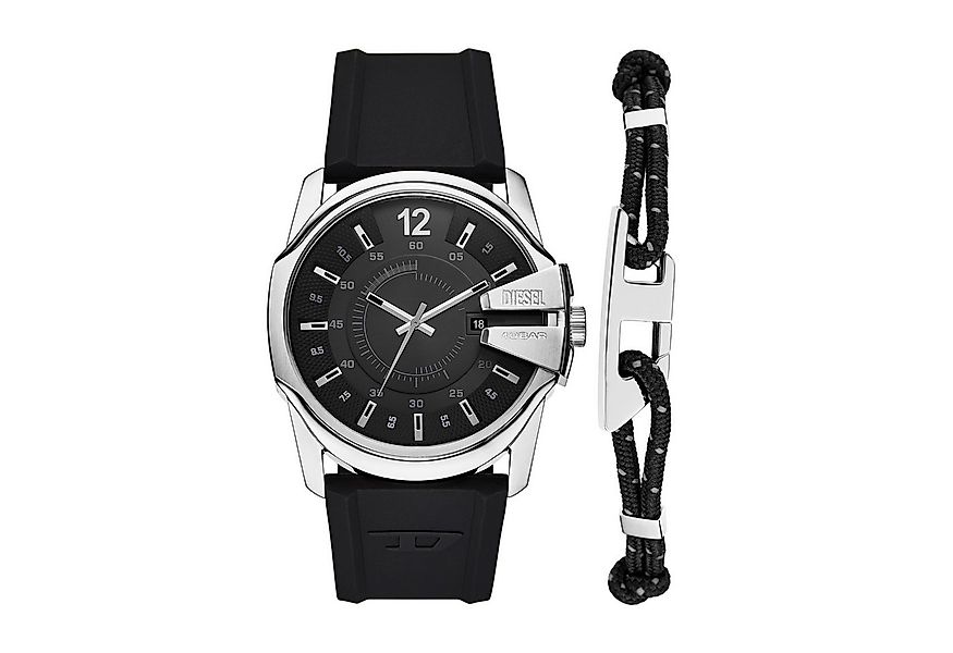 Diesel Quarzuhr MASTER CHIEF DZ4700SET, (Set, 2-tlg., mit Armband), Armband günstig online kaufen