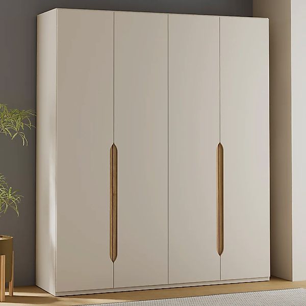 FORTE Drehtürenschrank, Höhe 2,10 mtr., stehende Montage, Grifflos günstig online kaufen
