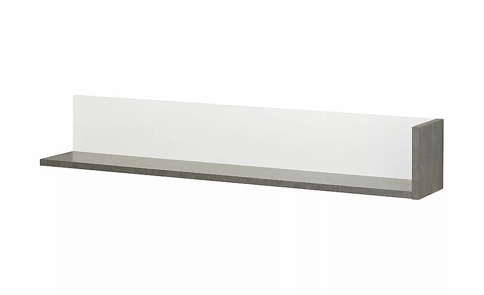 Wandboard  Zenga ¦ grau ¦ Maße (cm): B: 133 H: 21 T: 22.0 Regale > Wandboar günstig online kaufen