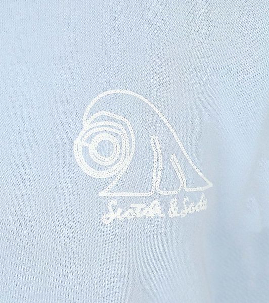 Scotch and Soda Pullover Embroidered Hellblau - Größe L günstig online kaufen