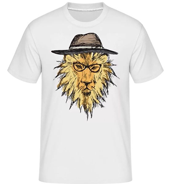 Hipster Löwe mit Hut · Shirtinator Männer T-Shirt günstig online kaufen