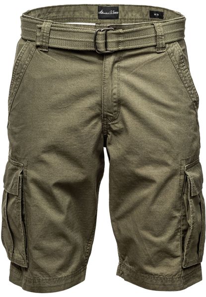 Amaci&Sons Cargoshorts MIDFIELD Chinoshort inkl. Gürtel günstig online kaufen