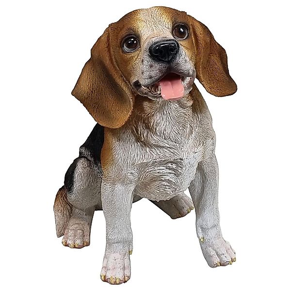 colourliving Tierfigur Beagle Figur sitzend Hundefigur günstig online kaufen