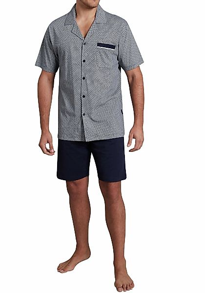 GÖTZBURG Shorty "Brooklyn" 2 Stk. tlg., Kurzarm, V-Ausschnitt, mit Kragen, günstig online kaufen