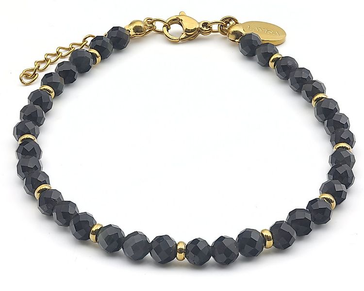 LAVISA Armband Edelstein Armband - 4mm Naturstein Perlen Granat günstig online kaufen