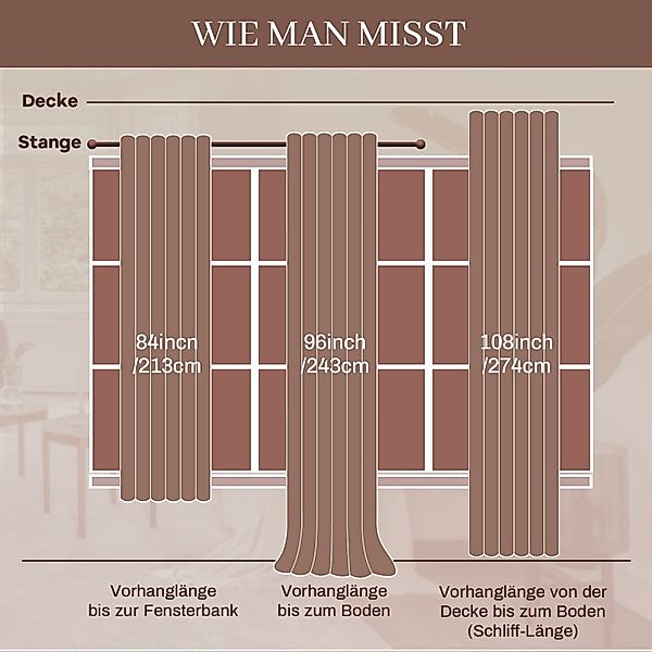 BTTO V&G Verdunkelungsvorhang Gardinen-Sets 2St, Samt günstig online kaufen