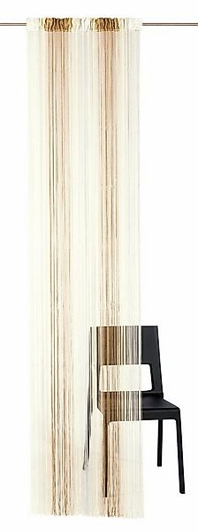 Weckbrodt Fadenvorhang Rebecca (1 St), Multifunktionsband, halbtransparent, günstig online kaufen