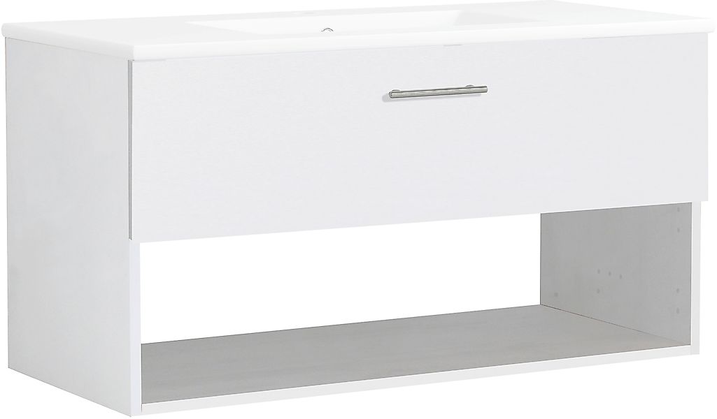 welltime Waschtisch "Trento Light mit Keramik-Auflagebecken", 1 Auzug und 1 günstig online kaufen