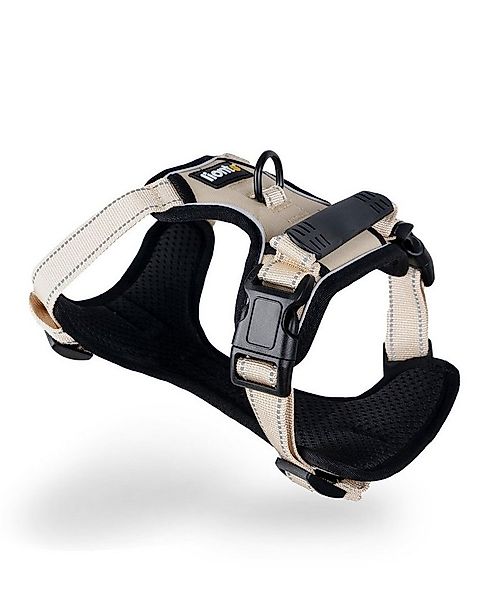 lionto Hunde-Geschirr Hundegeschirr gepolstert und reflektierend, beige, Gr günstig online kaufen