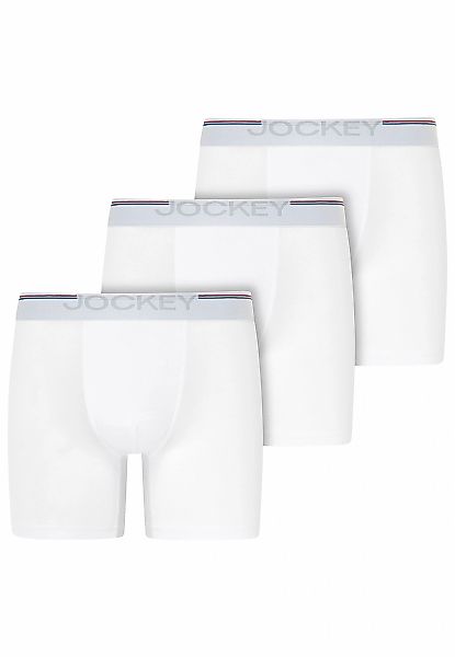 Jockey Langer Boxer "Cotton Stretch" 3er Pack, (3er Pack), eng anliegend, h günstig online kaufen