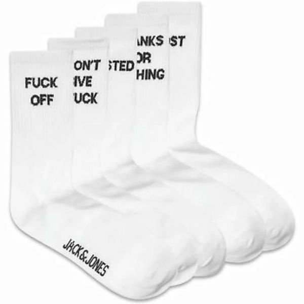 Jack & Jones  Socken 12205881 5 PACK TENNIS-WHITE günstig online kaufen
