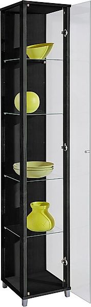 fif möbel Vitrine OPTIMA Höhe ca. 172 cm Standvitrine/Glasvitrine 1x Glastü günstig online kaufen