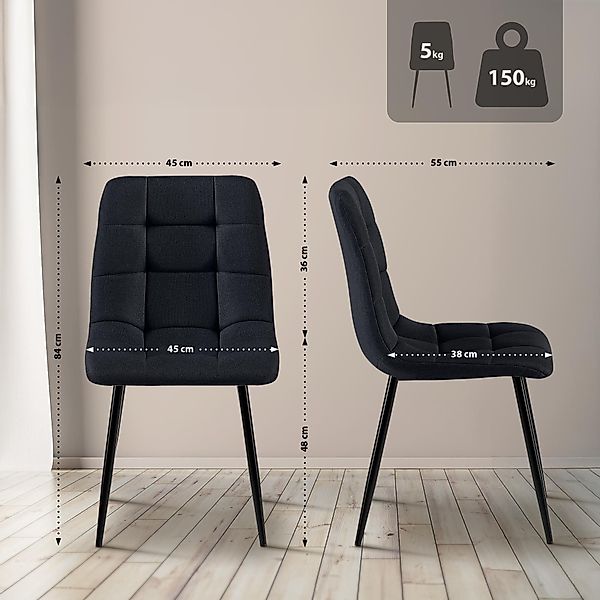CLP Esszimmerstuhl Tilde (2er Set), mit günstig online kaufen