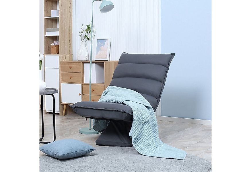 HOMCOM Relaxsessel Relaxsofa, mit Verstellbarer Lehne, Drehbarer Meditation günstig online kaufen