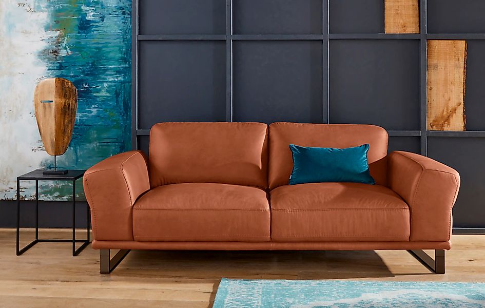 W.SCHILLIG 2,5-Sitzer »montanaa« mit Metallkufen in Bronze pulverbeschichte günstig online kaufen