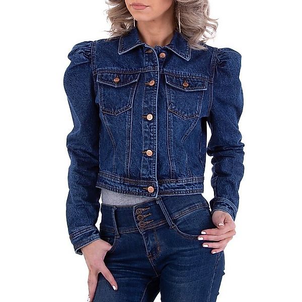 Ital-Design Jeansjacke Damen Freizeit (79416096) Jeansjacke in Dunkelblau günstig online kaufen