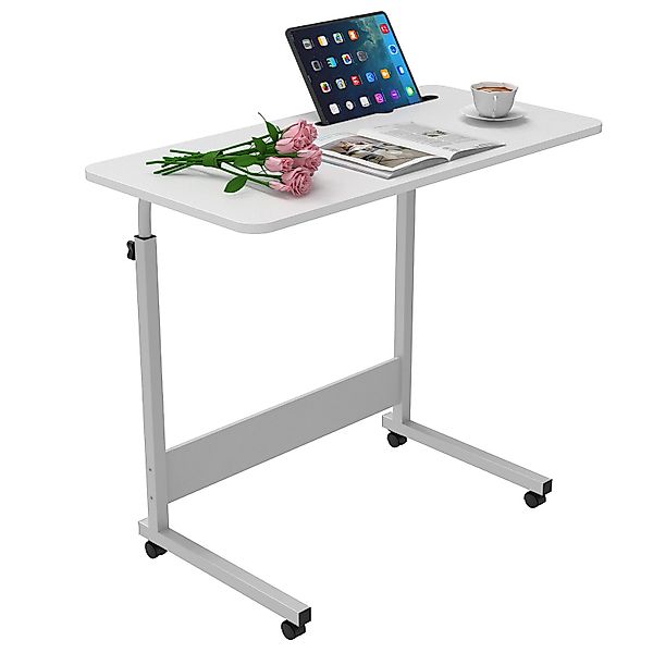 JEOBEST Schreibtisch Computertisch Mobiler Stehtisch 80x40cm günstig online kaufen