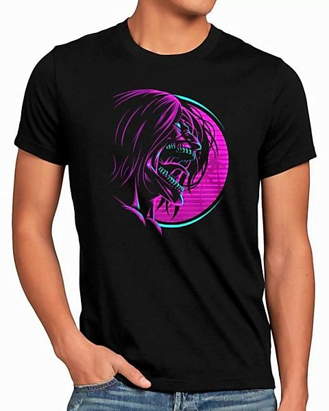 style3 T-Shirt Eren Rage attack on titan anime japan manga aot günstig online kaufen