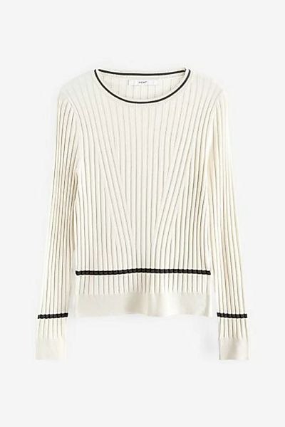 Next Strickpullover Gerippter enger Pullover (1-tlg) günstig online kaufen