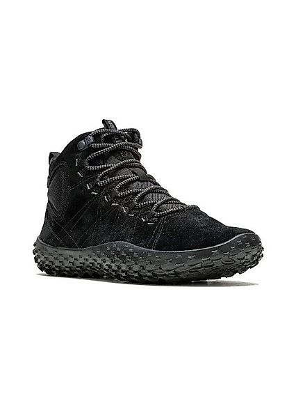 Merrell Wrapt Mid WP (Minimal-Laufschuhe, Leder, wasserdicht) schwarz Herre günstig online kaufen