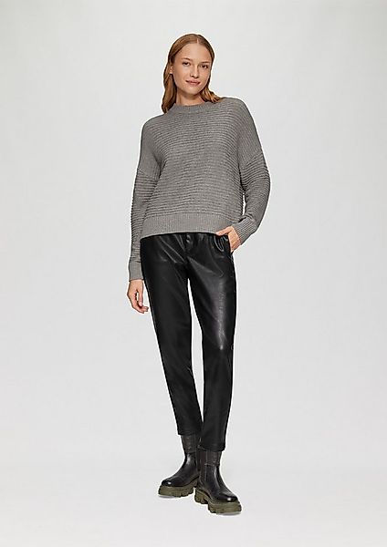 s.Oliver 7/8-Hose Hose Jogpants aus Lederimitat günstig online kaufen