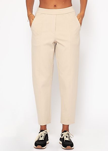 SASSYCLASSY Chinohose Chinohose Damen mit Ziernaht günstig online kaufen