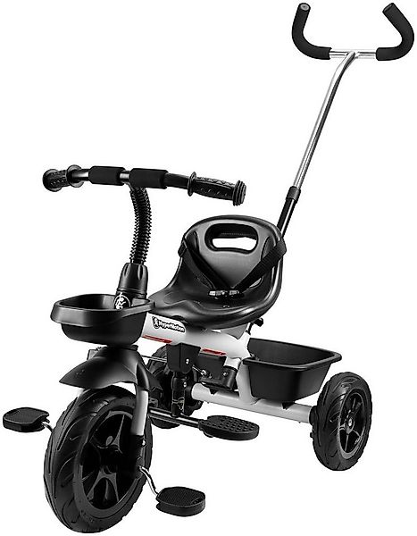 HyperMotion Dreirad TOBI VECTOR, breite Vollgummiräder, Schieber, Hellgrau günstig online kaufen