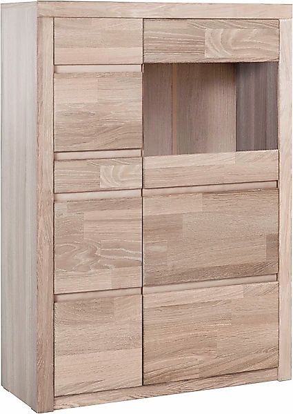Home affaire Vitrine "Silkeborg" Höhe, 125 cm günstig online kaufen