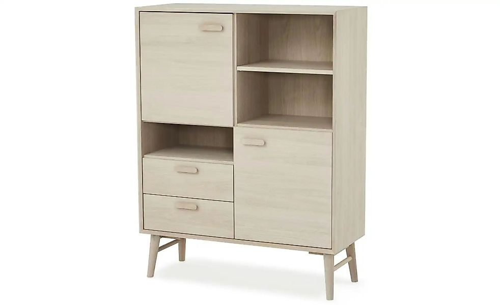 Furnhouse Highboard   ¦ holzfarben ¦ Maße (cm): B: 100 H: 130 Kommoden & Si günstig online kaufen