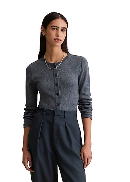 Marc O'Polo DENIM Langarmshirt aus Rippjersey günstig online kaufen