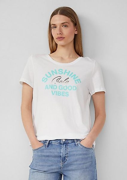 s.Oliver Shirttop Jersey-T-Shirt mit Frontprint günstig online kaufen
