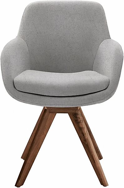 Musterring Esszimmerstuhl "Tavia", (Set), Flachgewebe, Stativgestell Wildnu günstig online kaufen