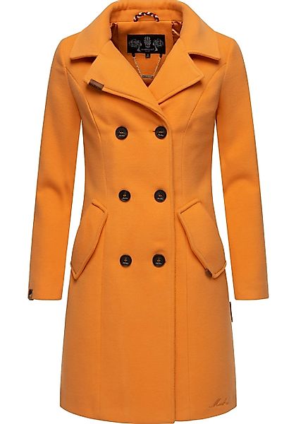 Marikoo Wollmantel "Nanakoo", edler Damen Trenchcoat in Woll-Optik günstig online kaufen
