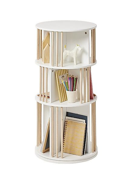 vertbaudet Bücherregal Drehbares Kinderzimmer Bücherregal mit 3 Fächern günstig online kaufen