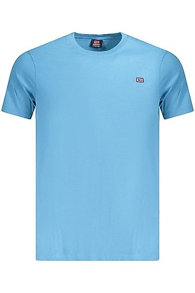 NORWAY 1963 T-Shirt Kurzarm Herren T-Shirt Blau mit Rundhals & Logo günstig online kaufen