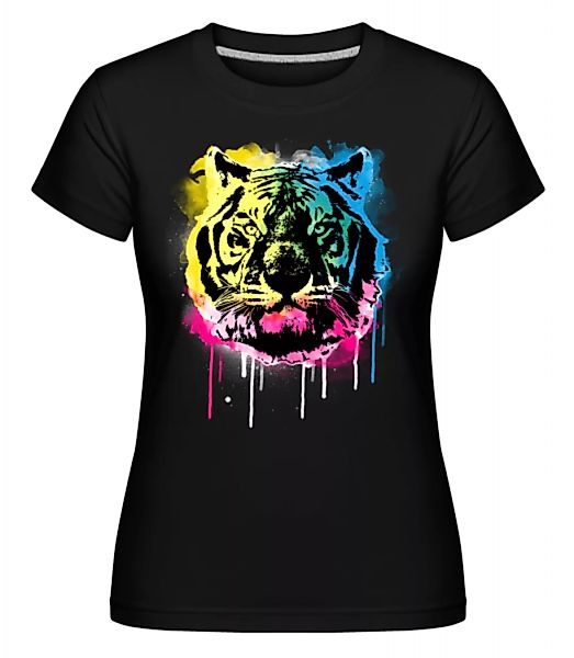 Bunter Tiger · Shirtinator Frauen T-Shirt günstig online kaufen