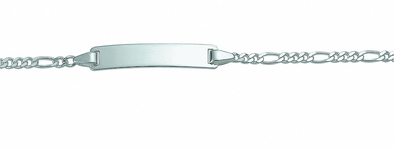 Adelia´s Silberarmband "925 Silber Figaro Armband 18,5 cm Ø 2,3 mm", Silber günstig online kaufen