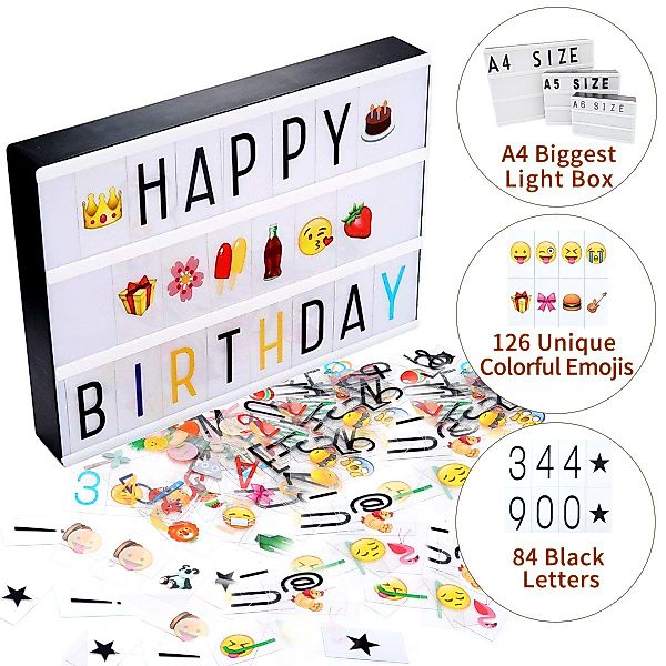 ELEGIANT Dekokiste Deko Leuchtkasten + 210 günstig online kaufen