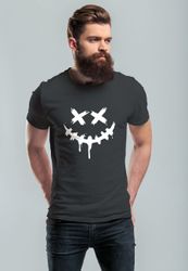 Neverless Print-Shirt Herren T-Shirt Bedruckt Techwear günstig online kaufen