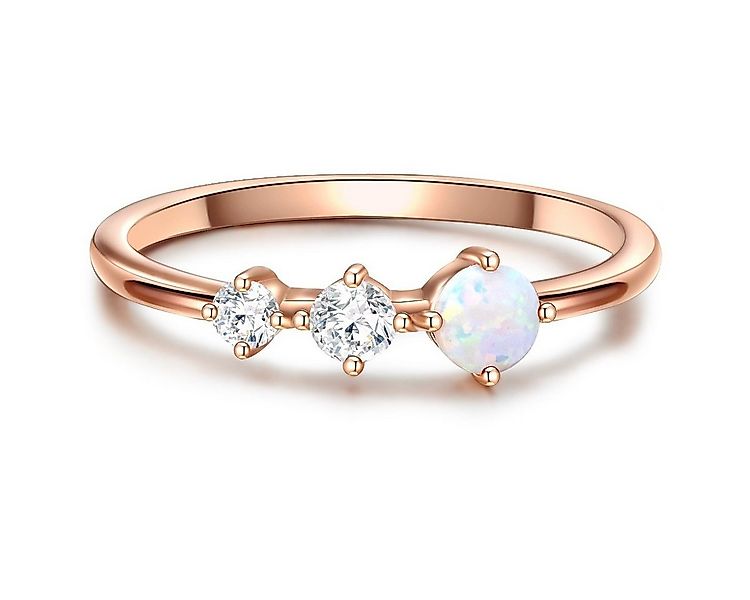 Glanzstücke München Silberring roségold, aus Sterling Silber günstig online kaufen